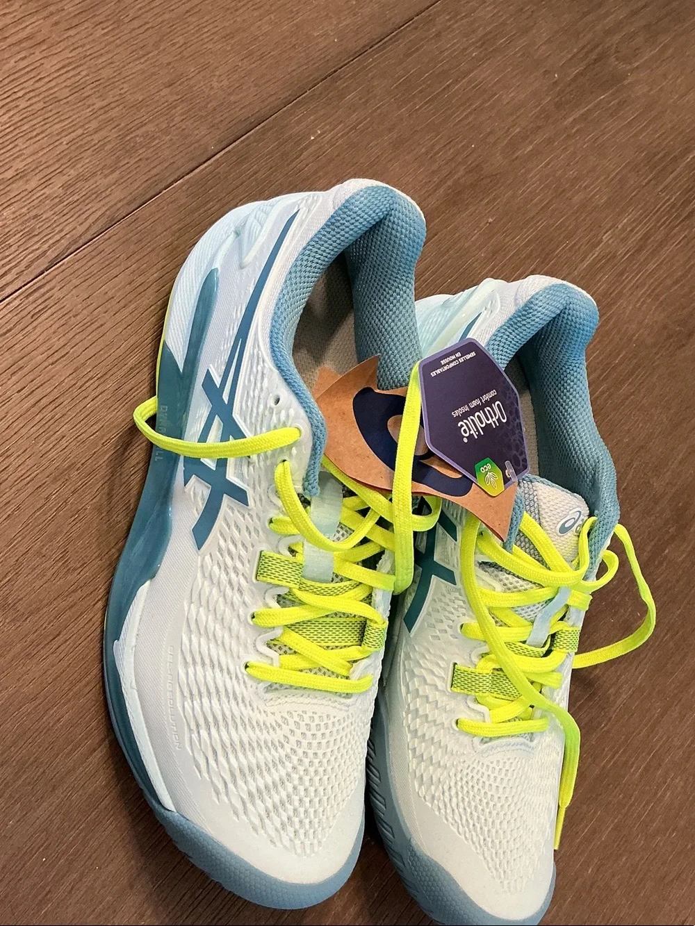 Asics gel resolution Blue tennis sneakers nwt